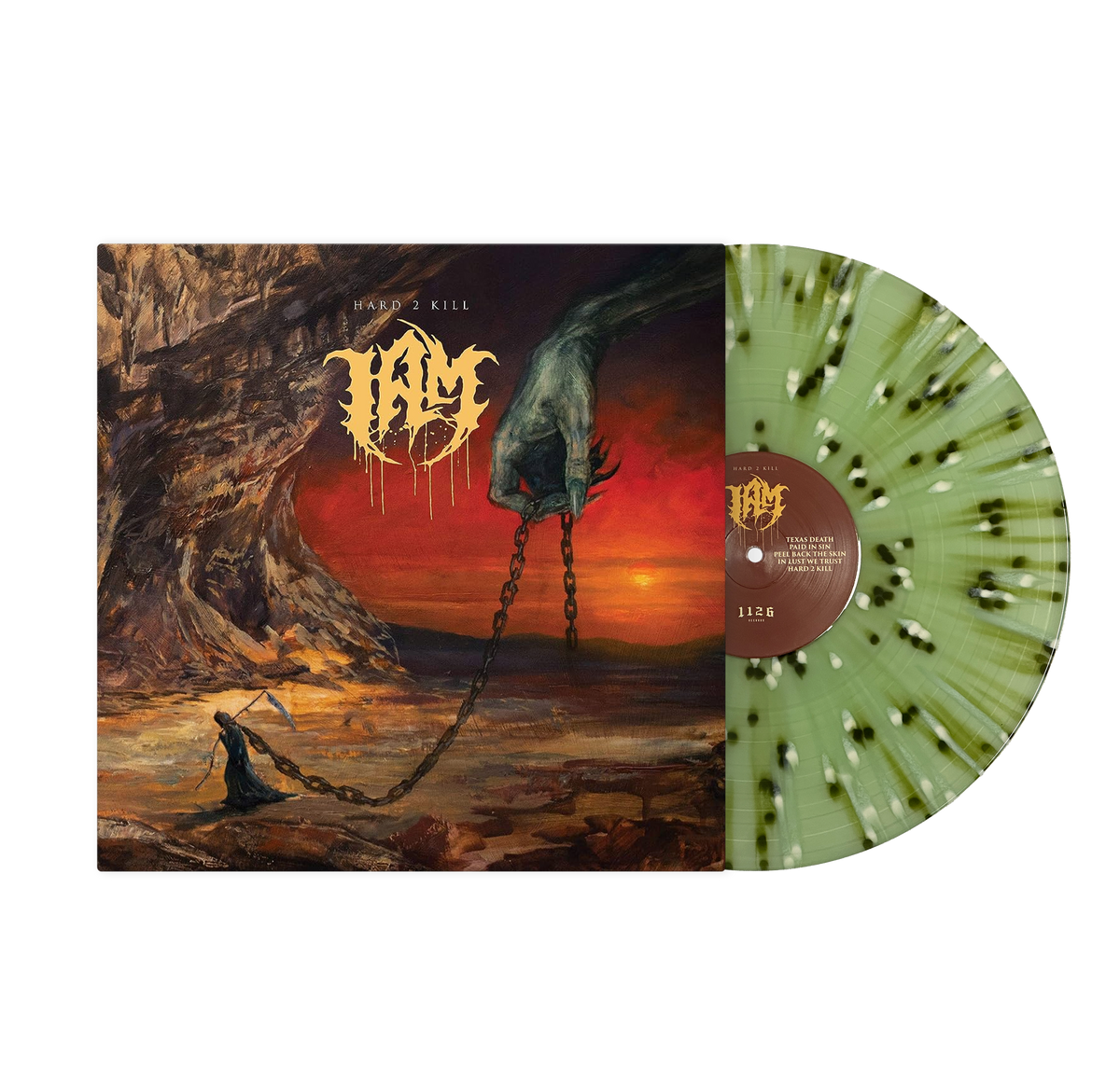I AM - HARD 2 KILL - Coke Bottle with Bone/Swamp Splatter Vinyl