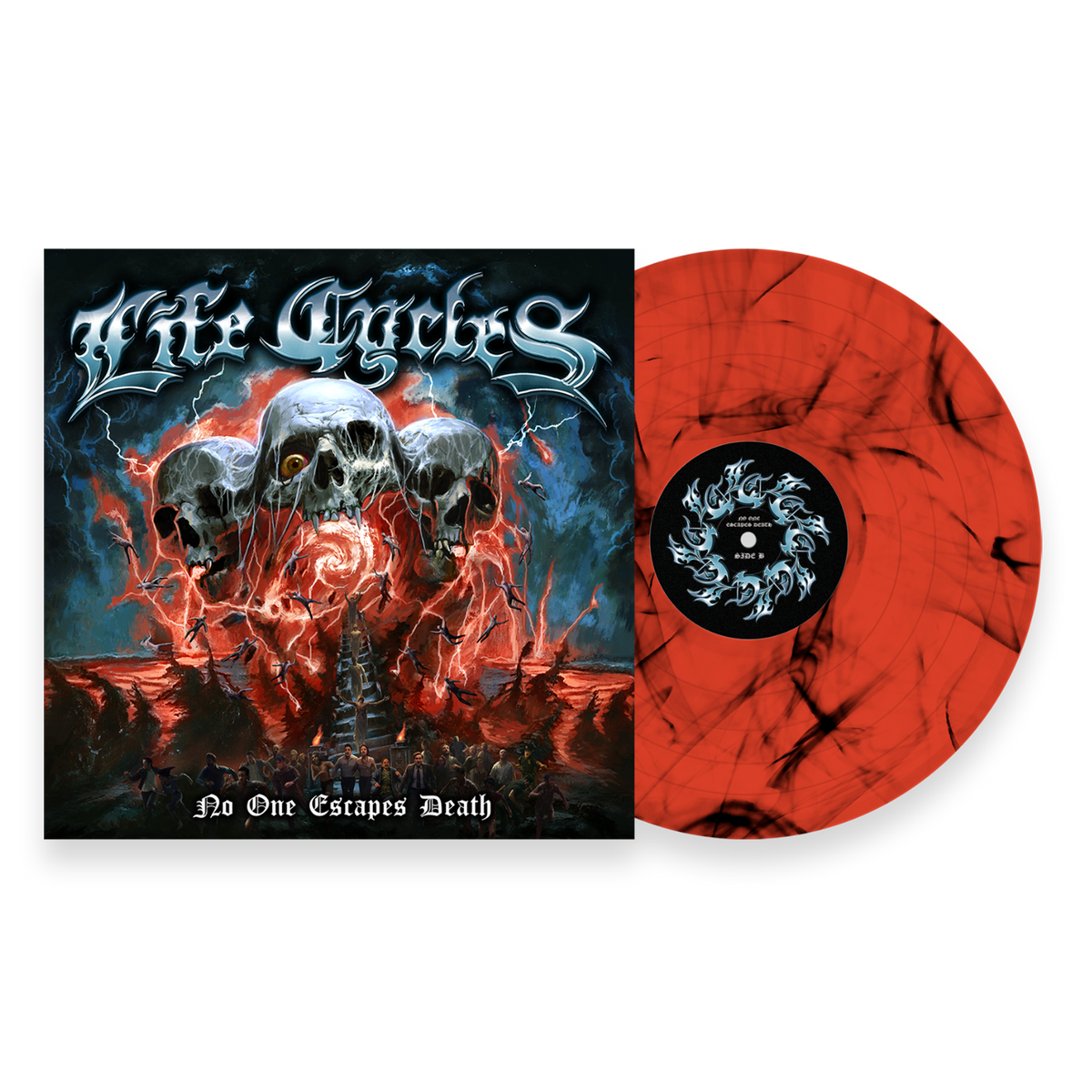 Life Cycles - No One Escapes Death Red w/ Black Marble Vinyl