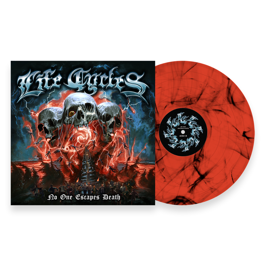 Life Cycles - No One Escapes Death Red w/ Black Marble Vinyl